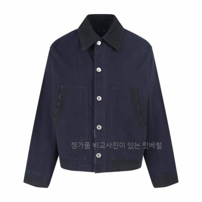 프*다 로고 데님 워크 자켓