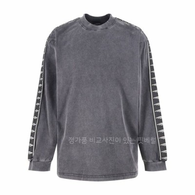 발*시아가 스트라이프 페이디드 긴팔티셔츠