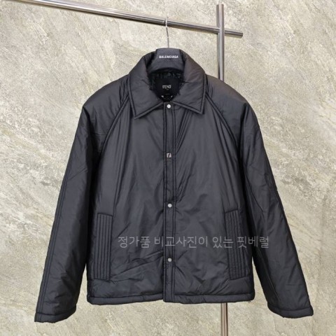 펜* 패브릭 블루종 자켓