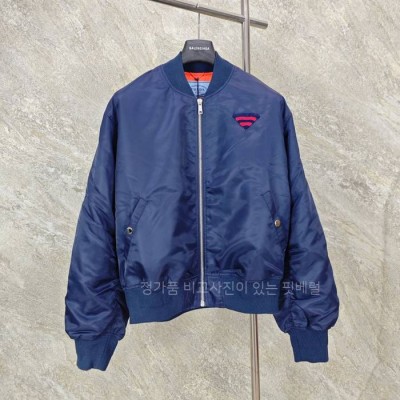 프*다 로고 패치 봄버 자켓