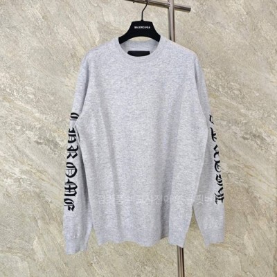 크*하츠 스크롤 로고 니트