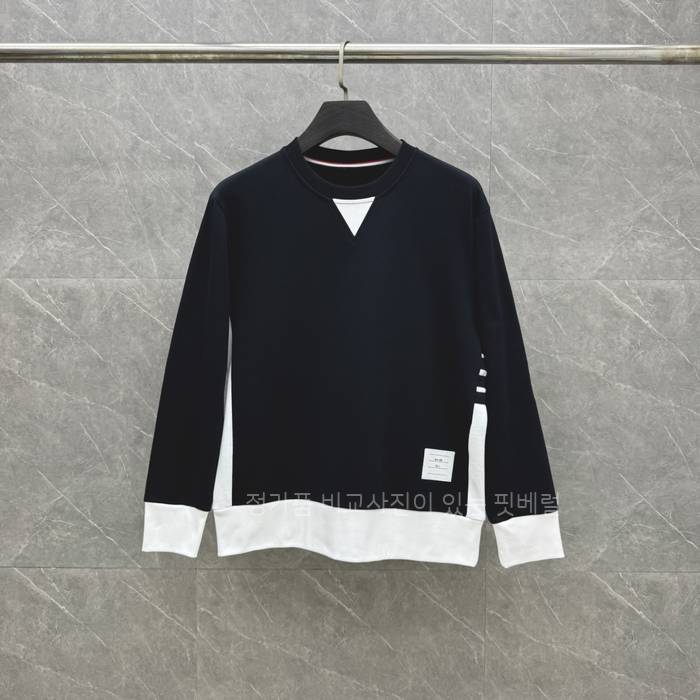 톰*라운 사이드 4-바 저지 루프백 맨투맨