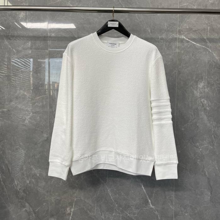 톰*라운 4-바 코튼 시그니처 맨투맨