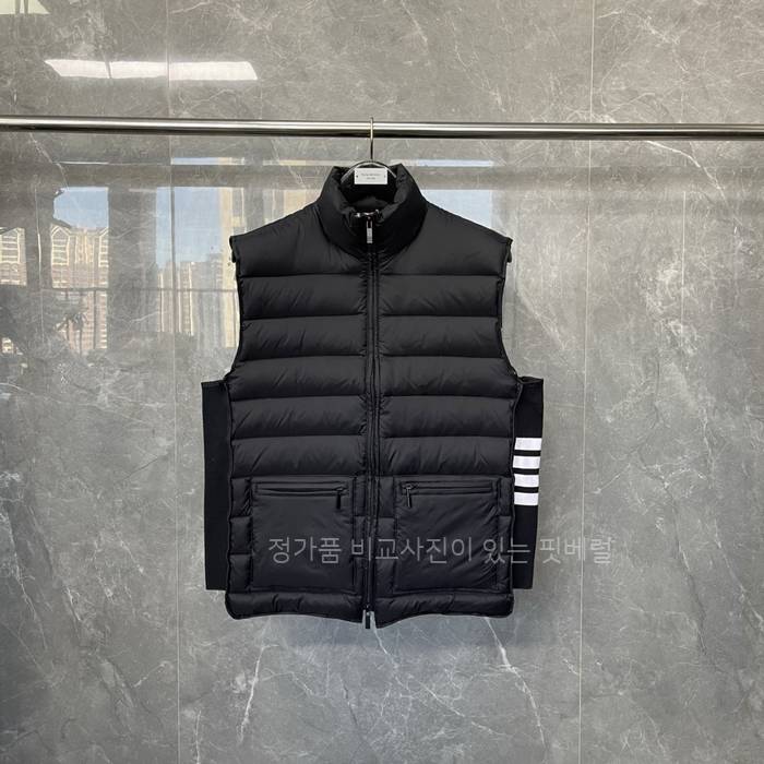 톰*라운 울트라 라이트 나일론 테크 다운 베스트 패딩 조끼