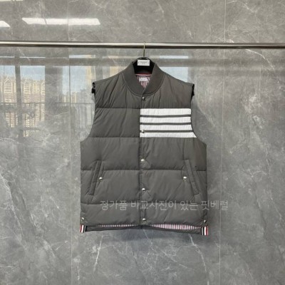 톰*라운 매트 나일론 패딩 조끼