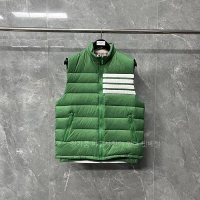 톰*라운 폴리 트윌 다운 사선 스키 베스트 패딩 조끼