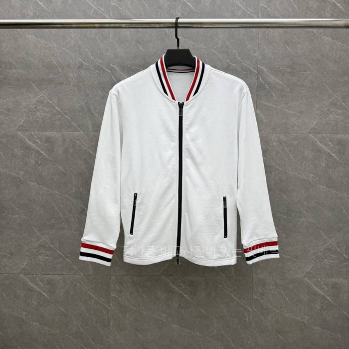 톰*라운 RWB 스트라이프 봄버 자켓