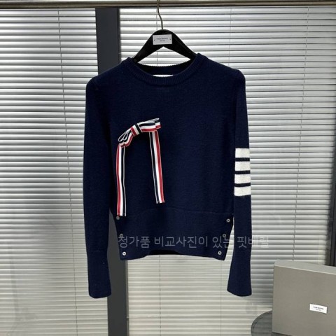 톰*라운 4-바 리본 니트 여성용