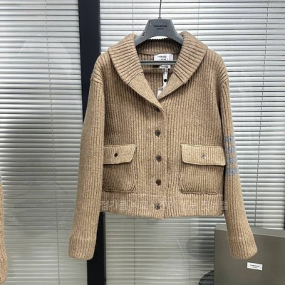 톰*라운 보일드 메리노 울 4-바 봄버 자켓 여성용