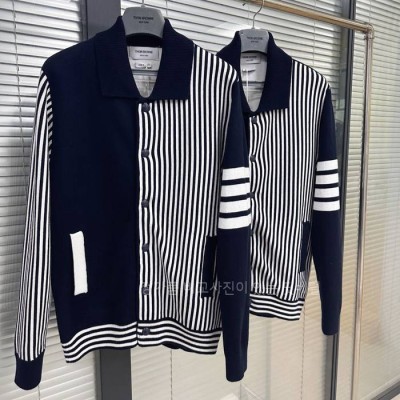 톰*라운 시어서커 폴로 카라 보머 자켓