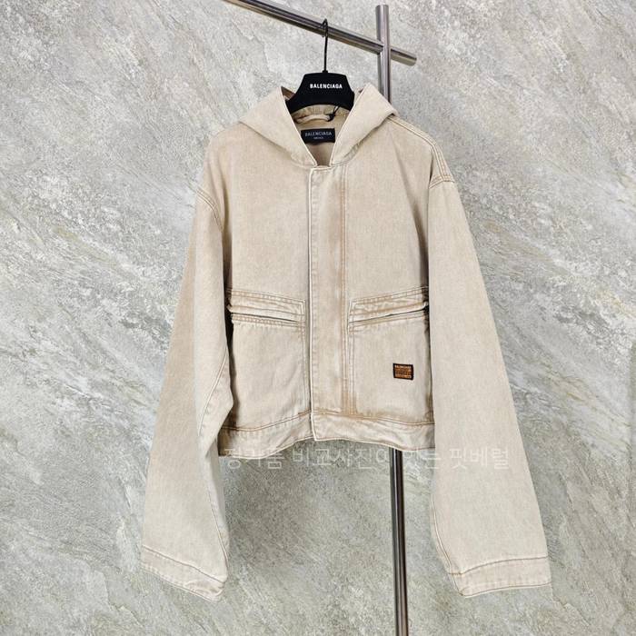 발*시아가 크롭 데님 후드 자켓