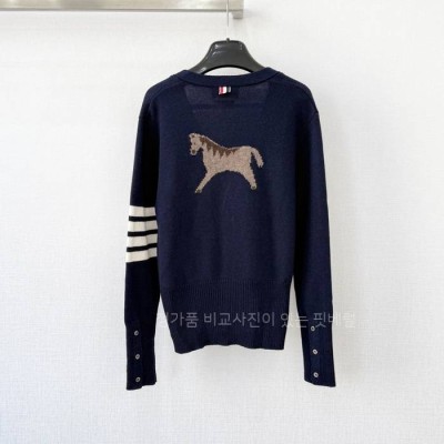 톰*라운 홀스 인타르시아 4-바 가디건