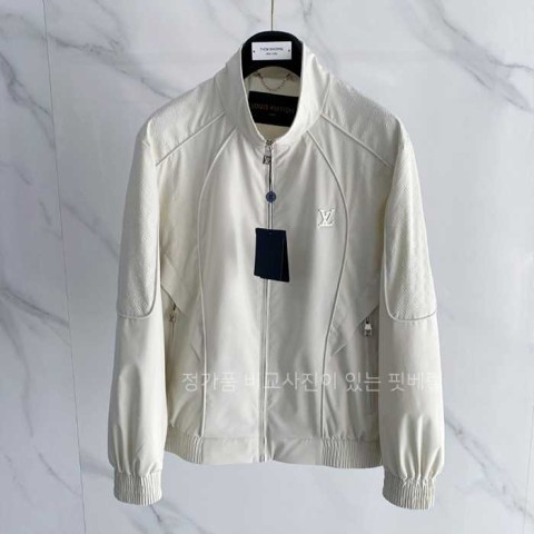 [국내배송] 루*비통 모노그램 로고 블루종 자켓