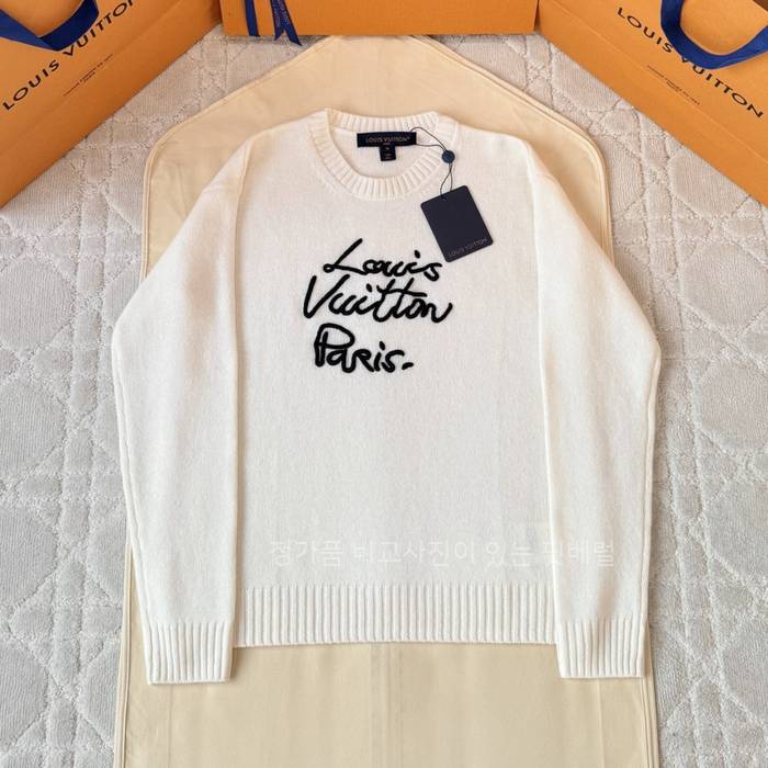 루*비통 커시브 시그니처 풀오버 니트 여성용