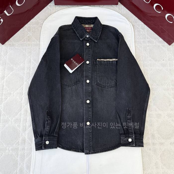 구* 포켓 버튼 셔츠 자켓