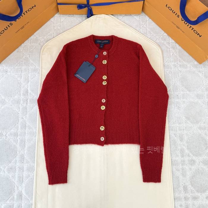 루*비통 모노그램 버튼 가디건 여성용