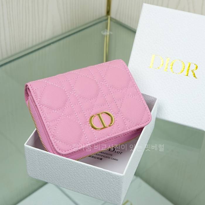 디* S5032 카로 컴팩트 코스모스 지퍼 반지갑