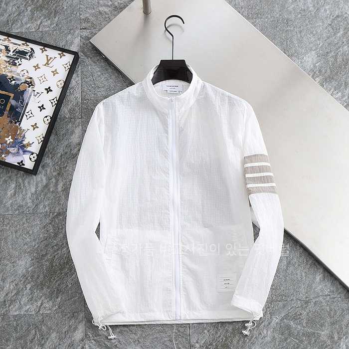 [국내배송] 톰*라운 4-bar 완장 립스탑 스트라이프 자켓