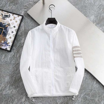 [국내배송] 톰*라운 4-bar 완장 립스탑 스트라이프 자켓