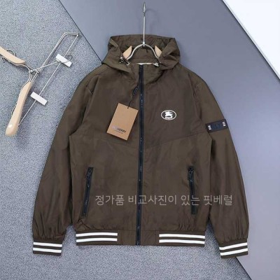 [국내배송] 버*리 기마자수 로고 윈드브레이커 자켓