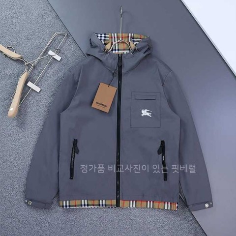 [국내배송] 버*리 스탠포드 체크 윈드브에이커 자켓