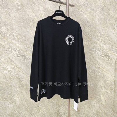 크*하츠 홀스슈 와플 긴팔티셔츠