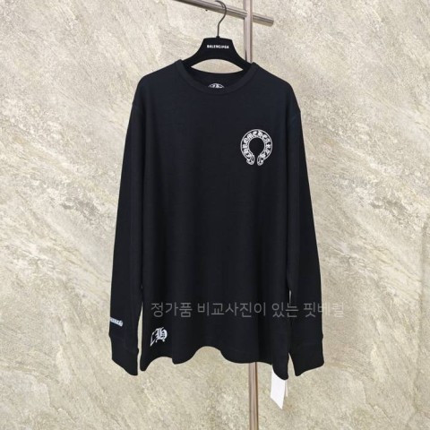 크*하츠 홀스슈 와플 긴팔티셔츠