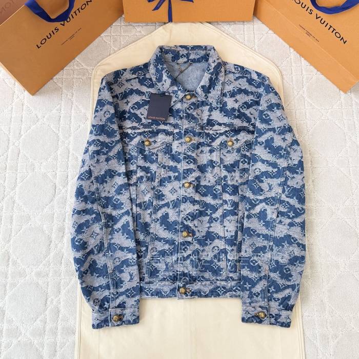 루*비통 모노그램 데님 트러커 자켓