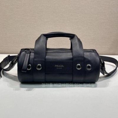 프*다 1BB161 미디움 레더 탑핸들백