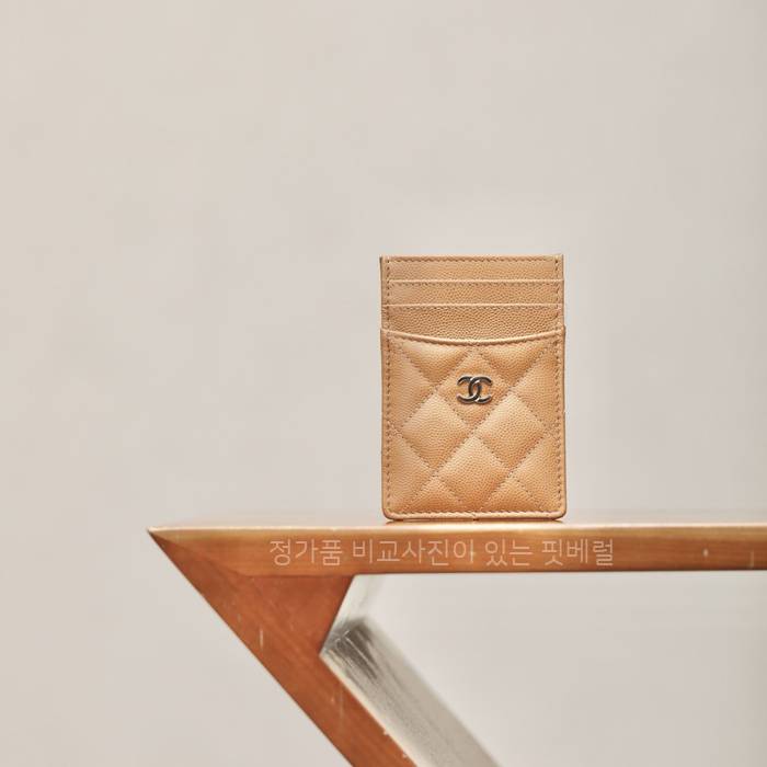 샤* CC 로고 카드 홀더 지갑