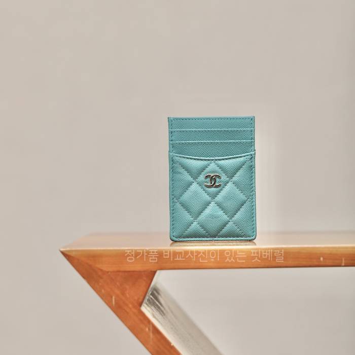샤* CC 로고 카드 홀더 지갑