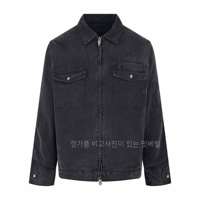 크*하츠 대거 지퍼 데님 워크 자켓
