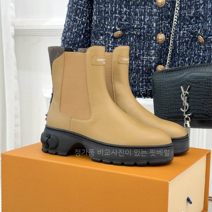 루*비통 LV 스쿼드 첼시 앵클 부츠