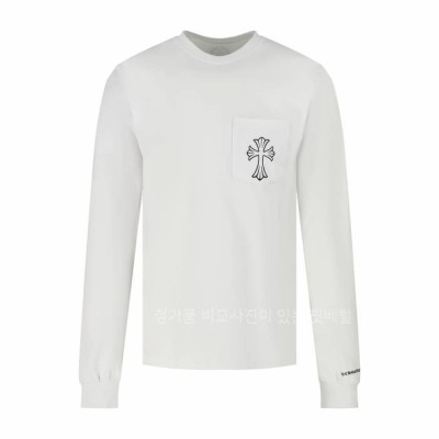 크*하츠 크로스 포켓 긴팔티셔츠