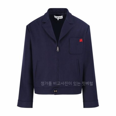 로*베 집업 울 블레이저 자켓