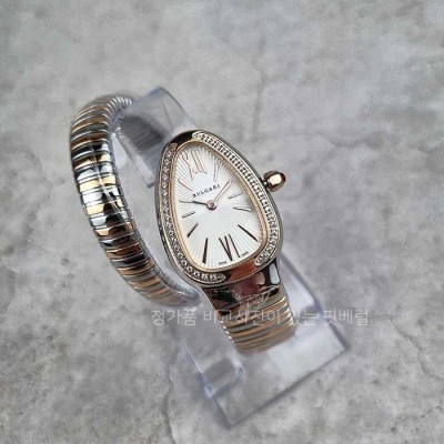 [국내배송] 불*리 세르펜티 투보가스 워치 로즈골드 콤비 다이아