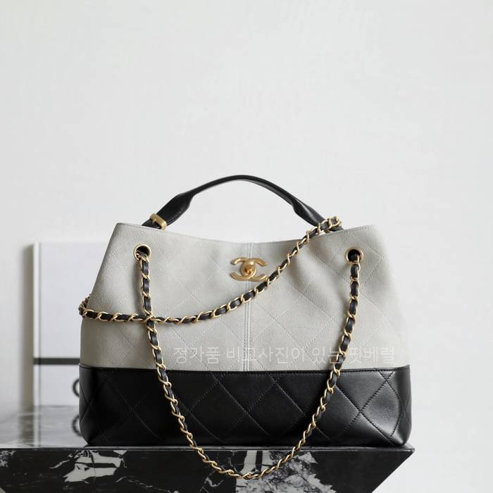 샤* 25A 공방 스웨이드 투톤 숄더백