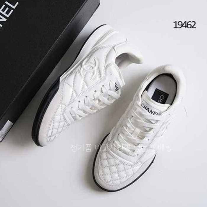 [국내배송] 샤* 다이아몬드 퀼팅 CC로고 스니커즈