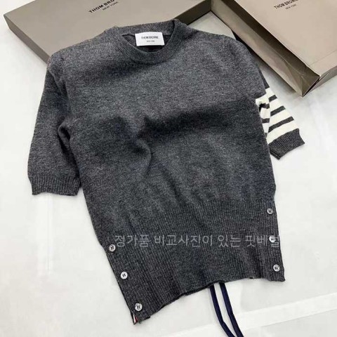 [국내배송] 톰*라운 메리노 울 저지 4바 티