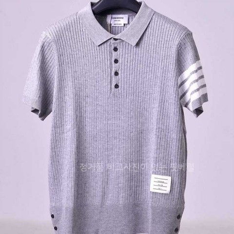 [국내배송] 톰*라운 니트 카라 반팔