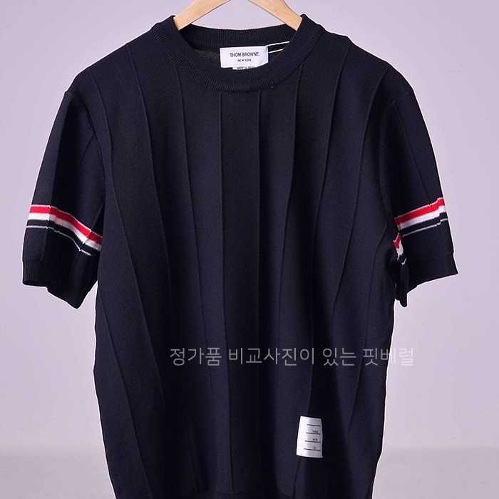 [국내배송] 톰*라운 니트 라운드 반팔