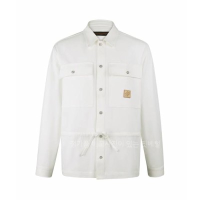 루*비통 시그니처 자카드 오버셔츠 자켓