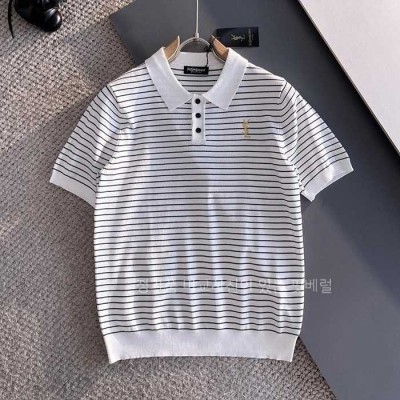 [국내배송] 생*랑 단가라 자수로고 쿨니트 카라 티셔츠