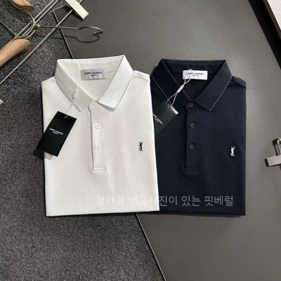 [국내배송] 생*랑 엠보로고 카라 티셔츠 (2color)