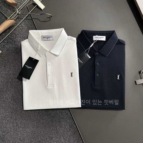 [국내배송] 생*랑 엠보로고 카라 티셔츠 (2color)