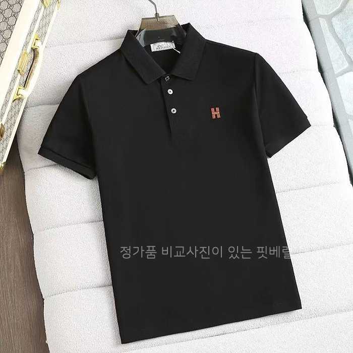 [국내배송] 에*메스 H자수로고 카라티셔츠 (3color)