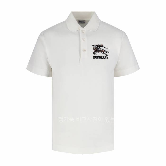 버*리 EKD 스케치 코튼 폴로 반팔티셔츠