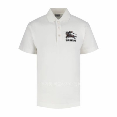 버*리 EKD 스케치 코튼 폴로 반팔티셔츠
