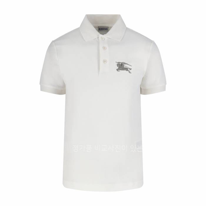 버*리 메탈릭 EKD 코튼 폴로 반팔티셔츠