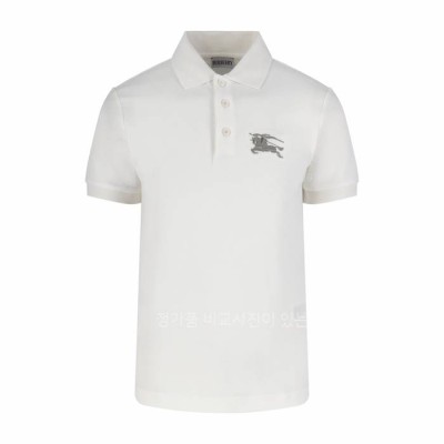 버*리 메탈릭 EKD 코튼 폴로 반팔티셔츠